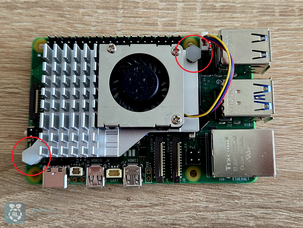 Installation du ventilateur de refroidissement actif du kit iRasptek