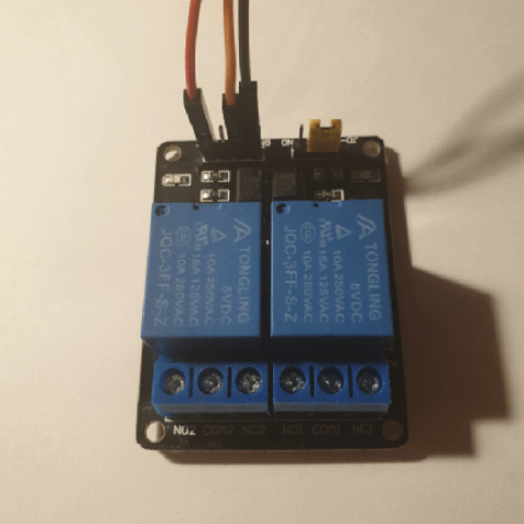 Execution du code - fonctionnement du relais